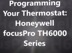 Thermostat programming