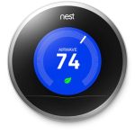 Nest Thermostat in Eco mode
