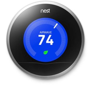 Nest Thermostat in Eco mode